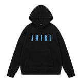 Amiri Hoodie AMI Letter logo print hooded sweater for men and women