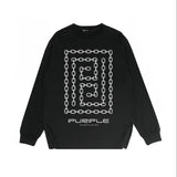 Purple Brand Long Sleeve T-Shirt Fashion Loose Long Sleeve Top