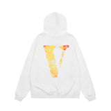 Vlone Hoodie renders large V letter sleeve