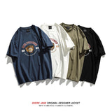 Men T-Shirts Summer Short Sleeve T-shirt Men American Style Loose Half Sleeve