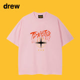 Drew T Shirts Short Sleeve Earth Print T-shirt