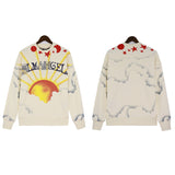 Palm Angle Sweatshirt Palm Angels Letter Printing Long Sleeve Crew Neck Sweater Men and Women