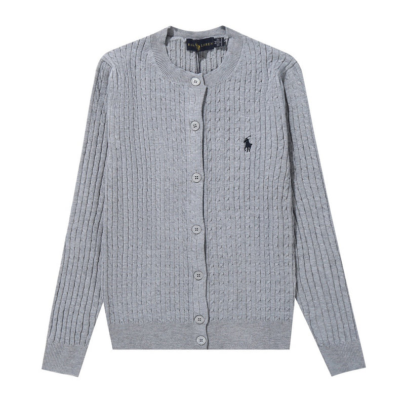 Ralph Lauren Knitted sweaters Crew Neck Solid Color Embroidery