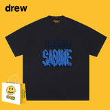 Drew T Shirts Smiley Letter Printed T-shirt