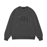 Purple Brand Sweatshirt Loose Crew Neck Sweater