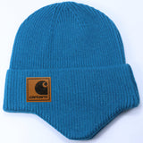 Stussy Hat Winter Knitted Hat Men's and Women's Warm Ear Protector Outdoor Wool Hat