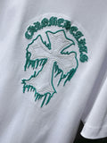 Chh Chrome Hearts T Shirts Summer Sanskrit Patch Embroidery Casual Sports Short Sleeve T-Shirt