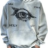Men Vintage T-Shirts vintage American hooded sweater washing water old loose casual