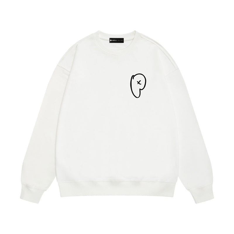 Purple Brand Sweatshirt Loose Crew Neck Sweater