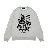 Purple Brand Sweatshirt Loose Crew Neck Sweater