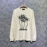 Purple Brand Long Sleeve T-Shirt Fashion Loose Long Sleeve Top
