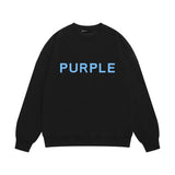 Purple Brand Sweatshirt Loose Crew Neck Sweater