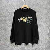 Purple Brand Long Sleeve T-Shirt Fashion Loose Long Sleeve Top