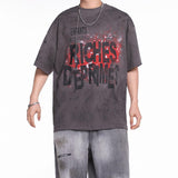 ERD T Shirts Loose Short Sleeve Vintage