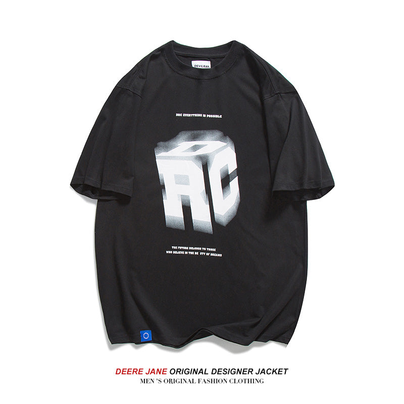 Men T-Shirts Summer Short-Sleeved T-shirt Men Loose T-shirt