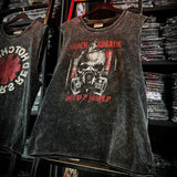 Pearl Jam T Shirts Doors Ramones Rock Washed Vintage Tank Top Cotton Sleeveless T-Shirt(Part1)