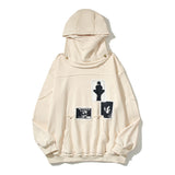 Kanye West Sunday Service Hoodie Autumn And Winter Patch Vintage Masked Hoodie