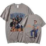 Kendrick Lamar T Shirts Kendrick Lamar Good Kid Double Sided Print T-shirt for Men