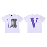 Vlone T Shirts Short Sleeve Men's and Women's T-shirt