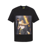 Denim Tears T Shirts 24S Kapok Geometric Pattern Short Sleeve T-shirt
