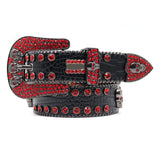 Hip-hop punk rhinestone belt punk style