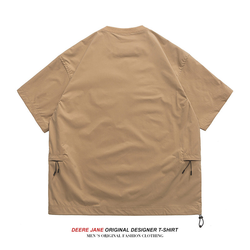 Men's T-Shirts Short-Sleeved T-shirt Men's Summer Loose Fashion Brand