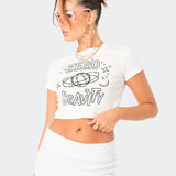 Vintage Y2g Shirts Summer Short-Sleeved Women's T-shirt