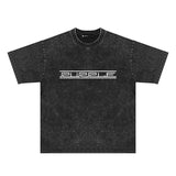 Purple Brand Distressed T Shirts Short Sleeve