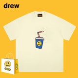 Drew T Shirts Short Sleeve Cola Loose Men