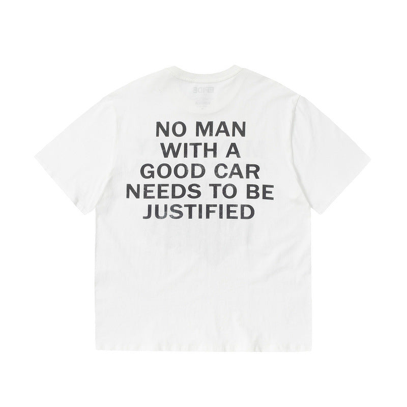 Mens Vintage T-Shirts Vintage EPIDE Washed Old Vintage Short Sleeves