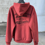 Mens Vintage T-Shirts American vintage hoodie casual autumn and winter sweater