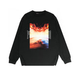 Purple Brand Long Sleeve T-Shirt Long Fashion Loose Long Sleeve Top