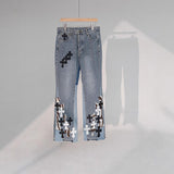 CHH Chrome Hearts Jeans Unisex Casual Loose Jeans
