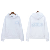 Amiri Hoodie AMI Letter Pattern Pullover Hooded Sweater Men and Women