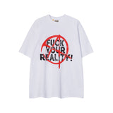 Gallery Dept T Shirts Gallery Dept Graffiti Printing Letter Los Angeles Loose Street Short Sleeve T-shirt