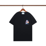 Casablanca T Shirts Crew Neck Loose Cotton Tee