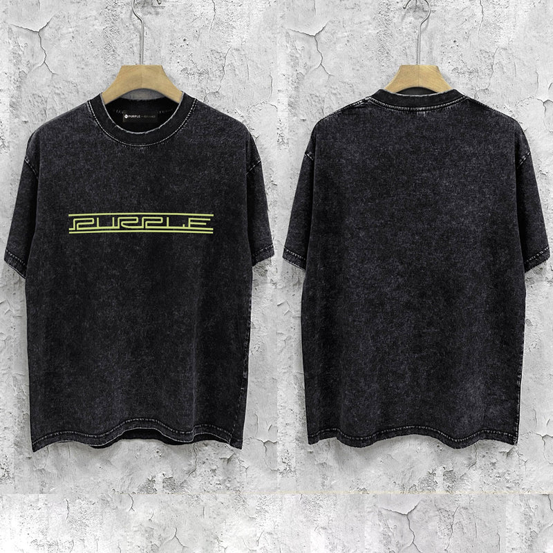 Purple Brand Distressed T Shirts Short Sleeve