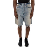 MIJKO Men Shorts Make Old Blue Denim Shorts