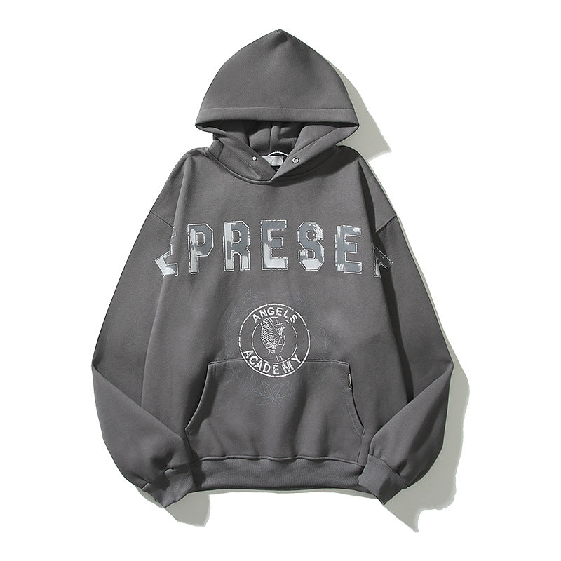 Kanye West Sunday Service Hoodie Autumn And Winter Angel College Vintage Distressed Hoodie
