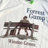 Men Vintage T-Shirts vintage Forrest Gump Have a nice day smiley face doing old washing water short sleeves
