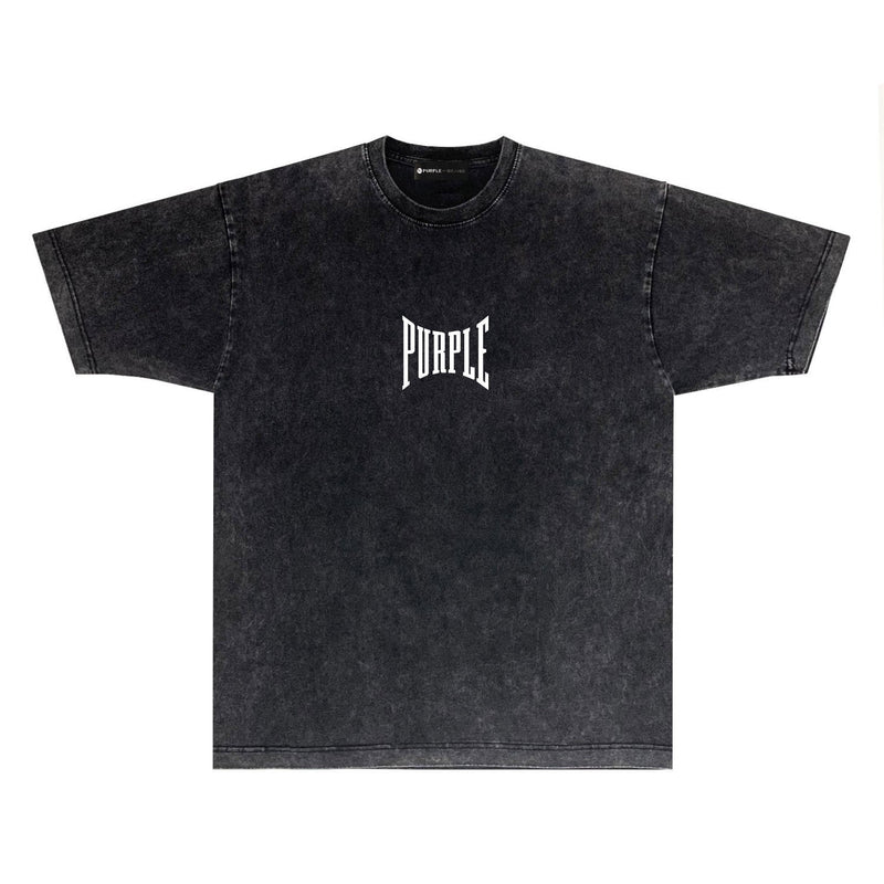 Purple Brand Distressed T Shirts Short Sleeve