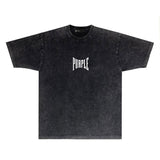 Purple Brand Distressed T Shirts Short Sleeve