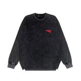 Purple Brand Distressed Long Sleeve Shirt Fashion Distressed Loose Long-sleeved Top