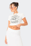 Vintage Y2g Shirts Summer Short-Sleeved Women's T-shirt