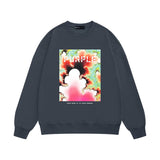 Purple Brand Sweatshirt Loose Crew Neck Sweater