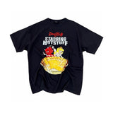 Men Vintage T-Shirts Gluttonous Demon Banana