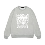 Purple Brand Sweatshirt Loose Crew Neck Sweater