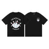 Trapstar T Shirts Trapstar Bowling Print Loose Casual Short Sleeves