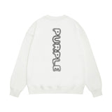 Purple Brand Sweatshirt Loose Crew Neck Sweater