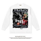 Nba Long Sleeve Shirt Street Printing Long Sleeve T-shirt